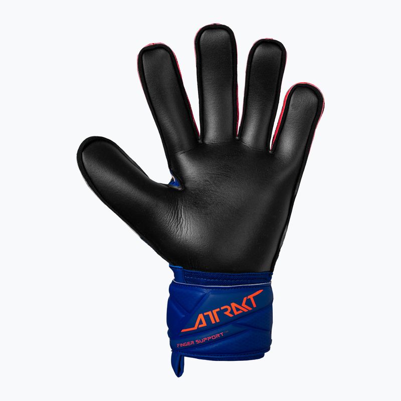 Mănuși de portar Reusch Attrakt Infinity Finger Support sharp blue/shocking orange/black 3