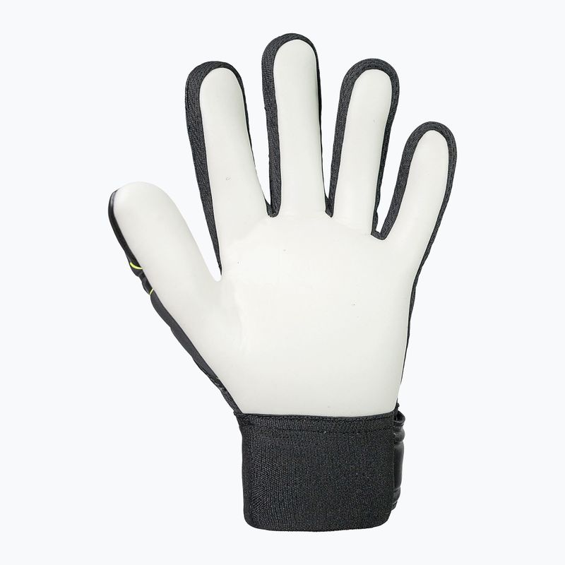 Mănuși de portar pentru copii Reusch Attrakt Starter Solid Finger Support Junior black/safety yellow 3