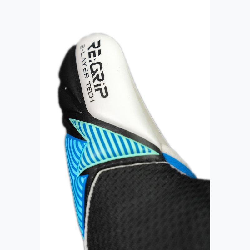Mănuși de portar pentru copii Reusch Attrakt RE:GRIP NC Junior black/ocean light 7