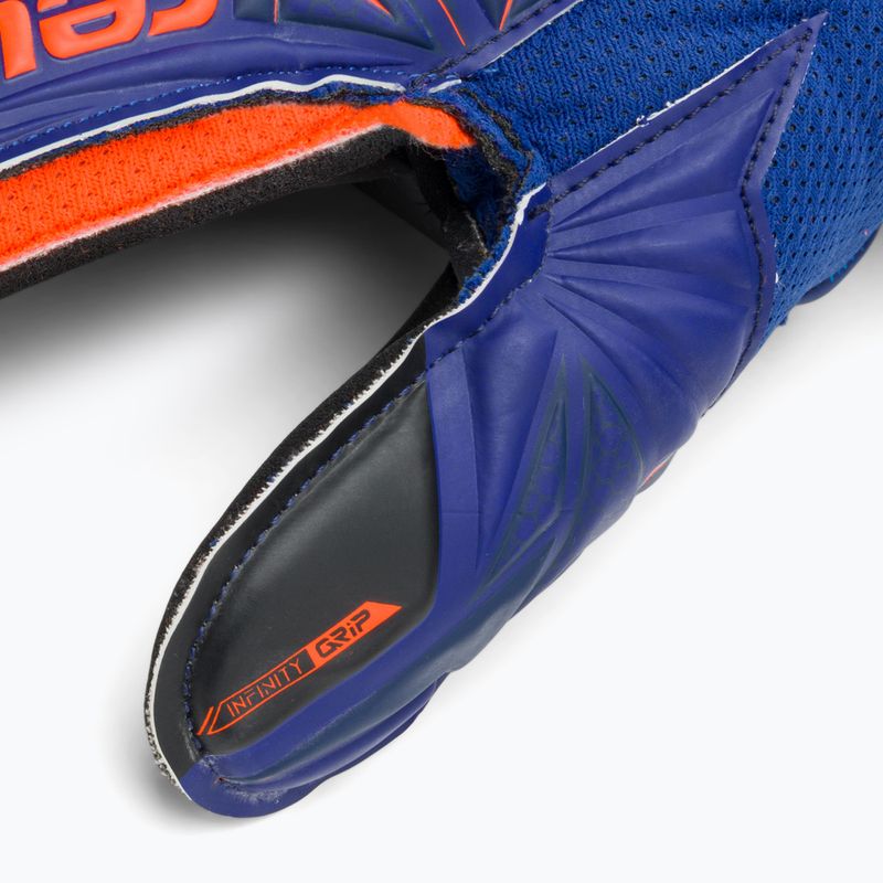 Mănuși de portar pentru copii Reusch Attrakt Infinity Finger Support Junior sharp blue/shocking orange/black 5