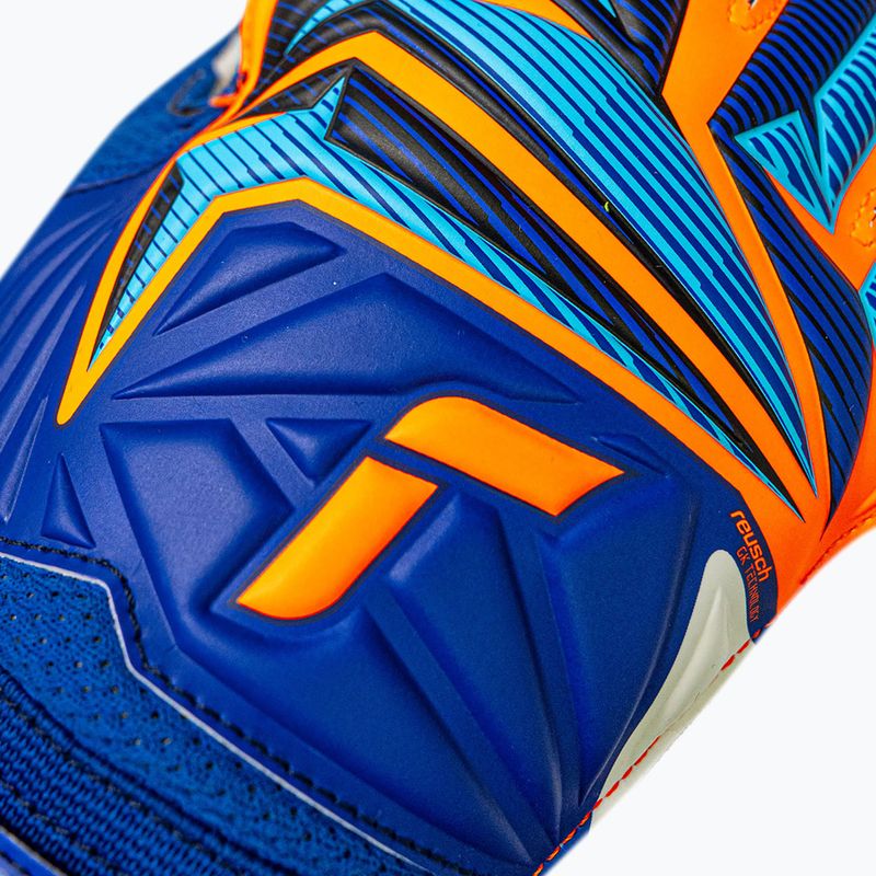 Mănuși de portar Reusch Attrakt Solid sharp blue/shocking orange 5