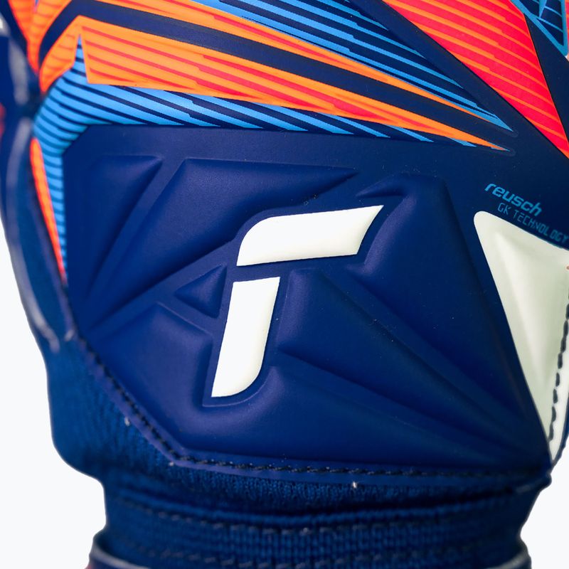 Mănuși de portar pentru copii Reusch Attrakt Advance Junior sharp blue/white/shocking orange 7