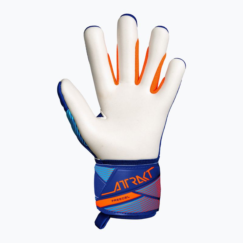 Mănuși de portar pentru copii Reusch Attrakt Freegel Advance Junior sharp blue/shocking orange 3
