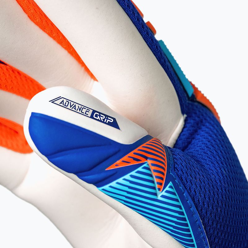 Mănuși de portar pentru copii Reusch Attrakt Freegel Advance Junior sharp blue/shocking orange 8