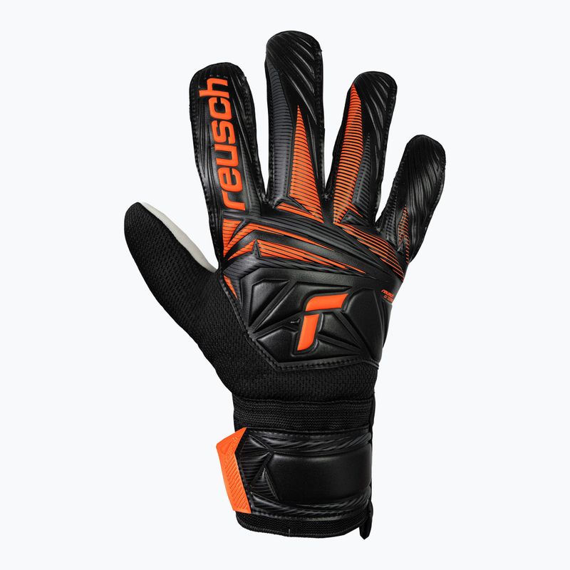 Mănuși de portar Reusch Attrakt Starter Solid black/shocking orange 2
