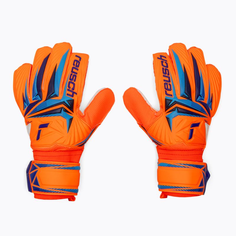Mănuși de portar Reusch Attrakt Solid shocking orange/blue 2
