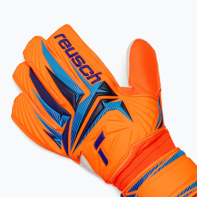 Mănuși de portar Reusch Attrakt Solid shocking orange/blue 4
