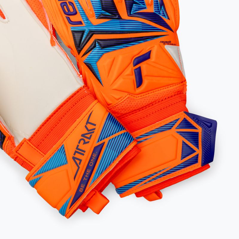 Mănuși de portar Reusch Attrakt Solid shocking orange/blue 5