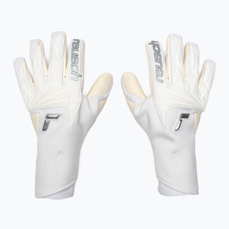 Mănuși de portar Reusch Attrakt Gold X Strapless white/silver 2