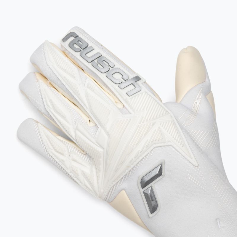 Mănuși de portar Reusch Attrakt Gold X Strapless white/silver 4