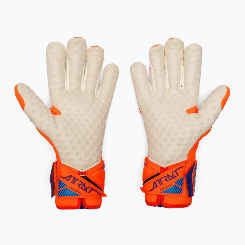 Mănuși de portar Reusch Attrakt SpeedBump Guardian shocking orange/blue 3