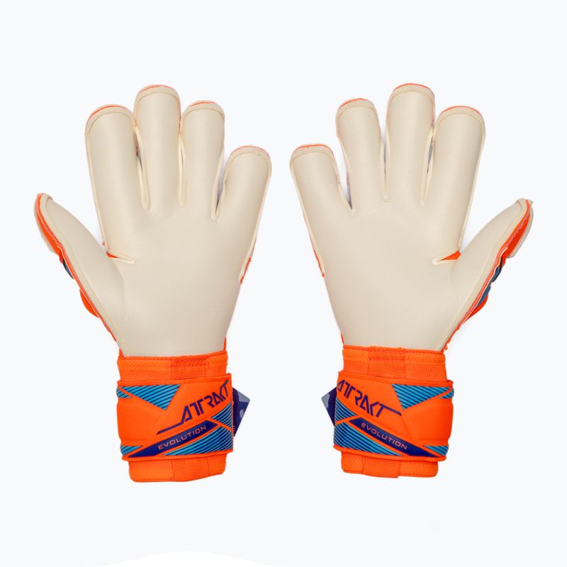 Mănuși de portar Reusch Attrakt Gold X Evolution shocking orange/blue 3