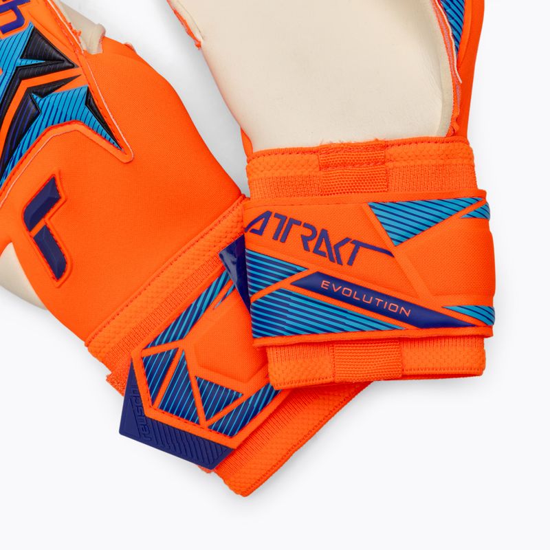 Mănuși de portar Reusch Attrakt Gold X Evolution shocking orange/blue 5