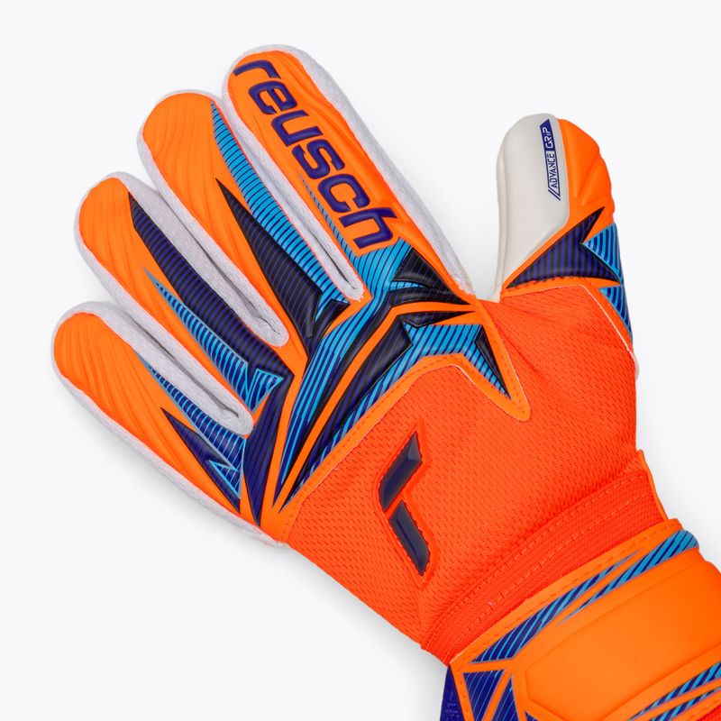 Mănuși de portar Reusch Attrakt Advance shocking orange/blue 4