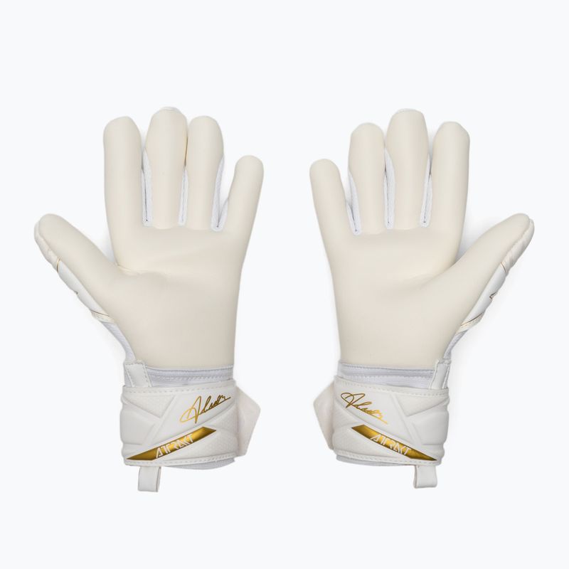 Mănuși de portar pentru copii Reusch Attrakt AB1 Advance Junior white/gold 3