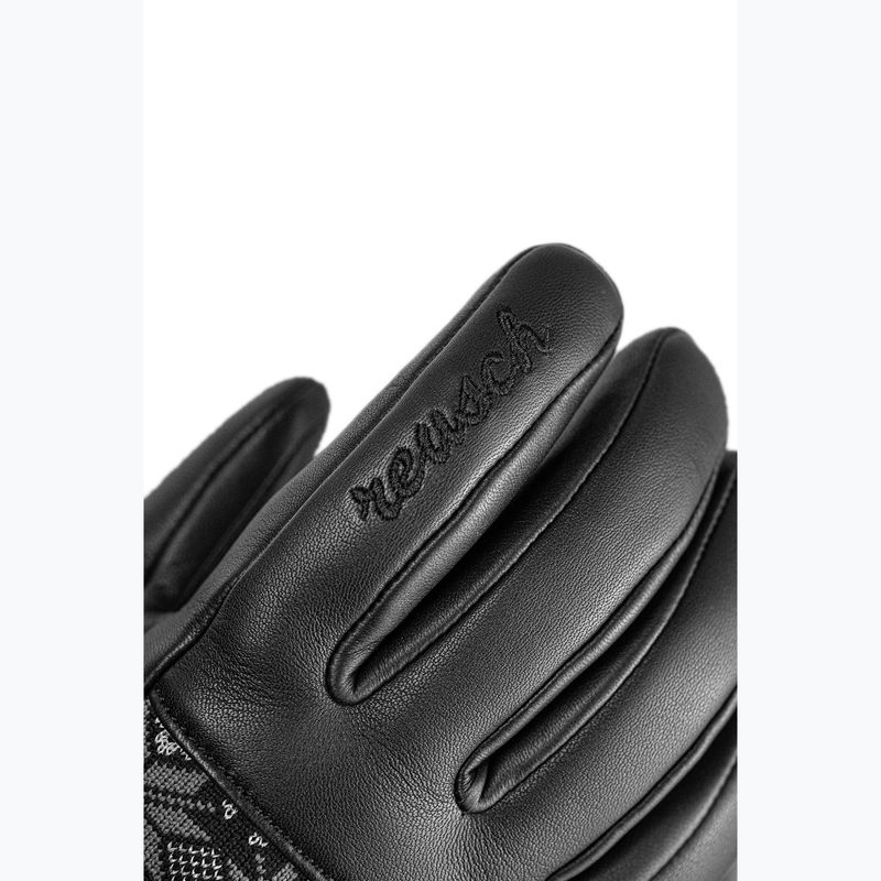 Mănuși de schi pentru femei Reusch Charlize R-Tex XT black/steel gray/silver 4