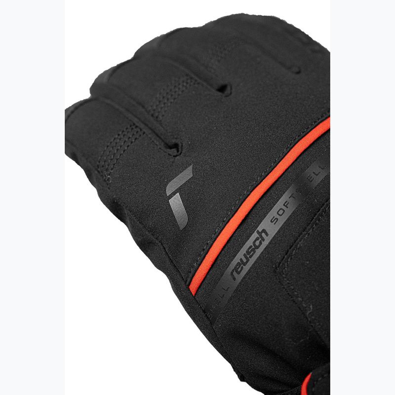 Mănuși de schi Reusch Morris GORE-TEX black/fire red 6