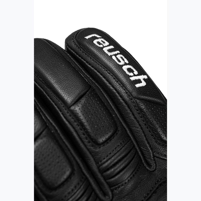 Mănuși de schi Reusch Profi SL black/dark granite/safety yellow 5