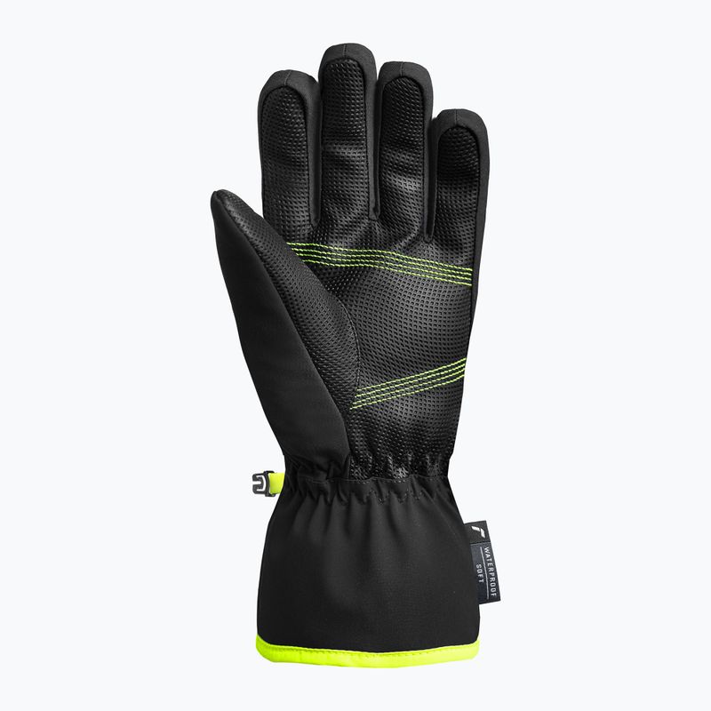 Mănuși de schi pentru copii Reusch Wonder R-TEX® XT Junior blck/bril blu/safety yell 3