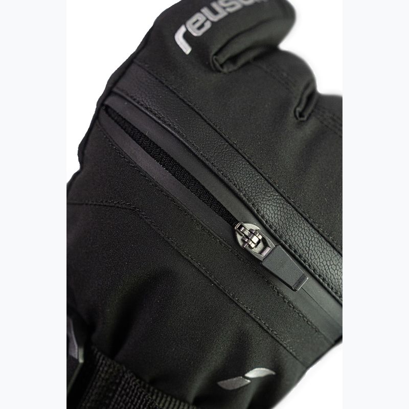 Mănuși de schi pentru copii Reusch Lan R-Tex XT black/silver 5
