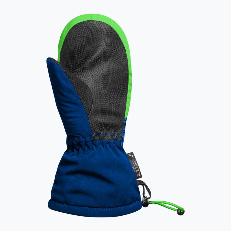 Mănuși de schi pentru copii Reusch Maxi R-Tex XT Mitten surf the web/green gecko 3