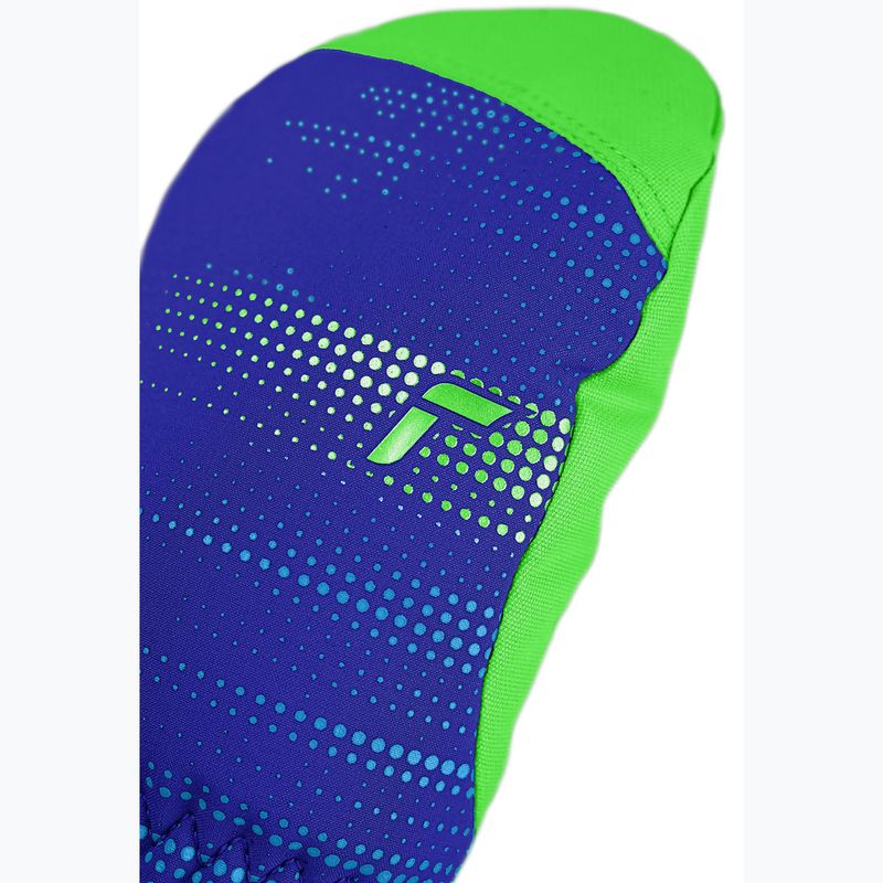 Mănuși de schi pentru copii Reusch Maxi R-Tex XT Mitten surf the web/green gecko 4