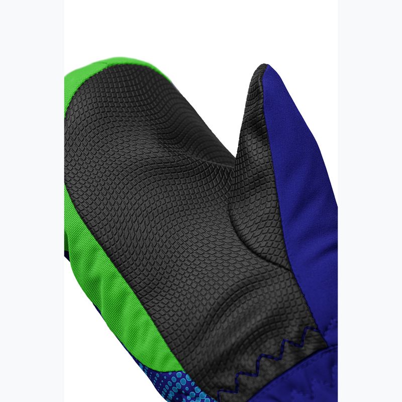 Mănuși de schi pentru copii Reusch Maxi R-Tex XT Mitten surf the web/green gecko 5