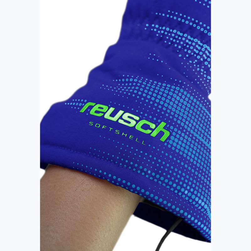 Mănuși de schi pentru copii Reusch Maxi R-Tex XT Mitten surf the web/green gecko 7