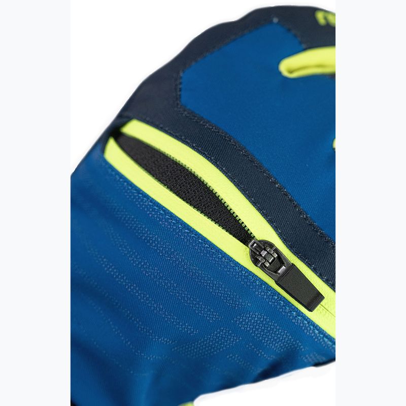 Mănuși de schi pentru copii Reusch Leo R-Tex XT black/imperial blue/safety yellow 5