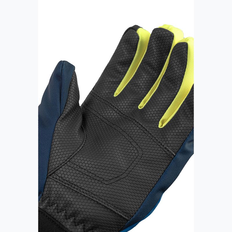Mănuși de schi pentru copii Reusch Leo R-Tex XT black/imperial blue/safety yellow 6