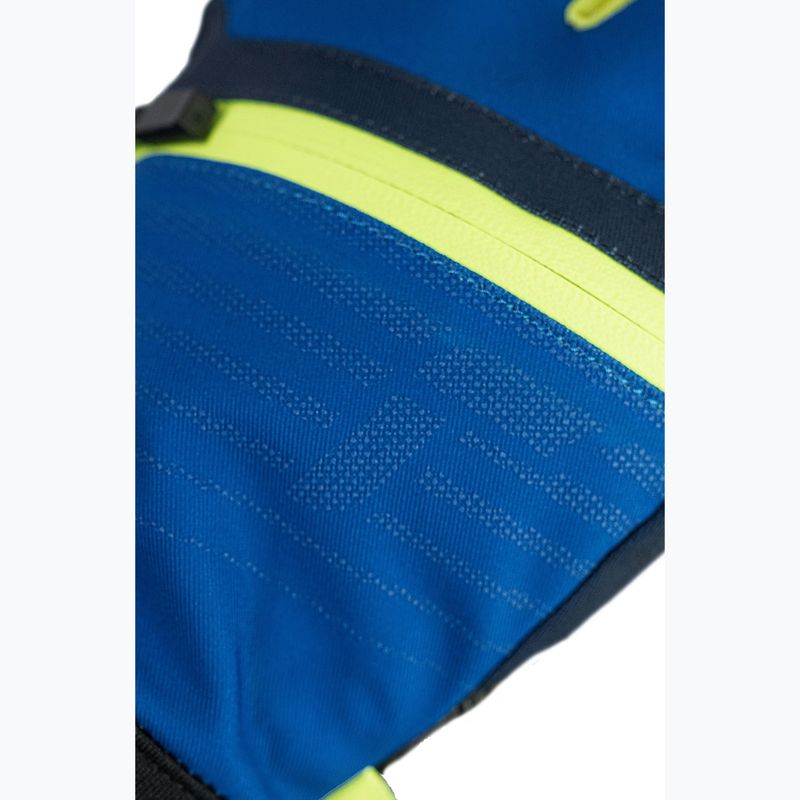 Mănuși de schi pentru copii Reusch Leo R-Tex XT black/imperial blue/safety yellow 7