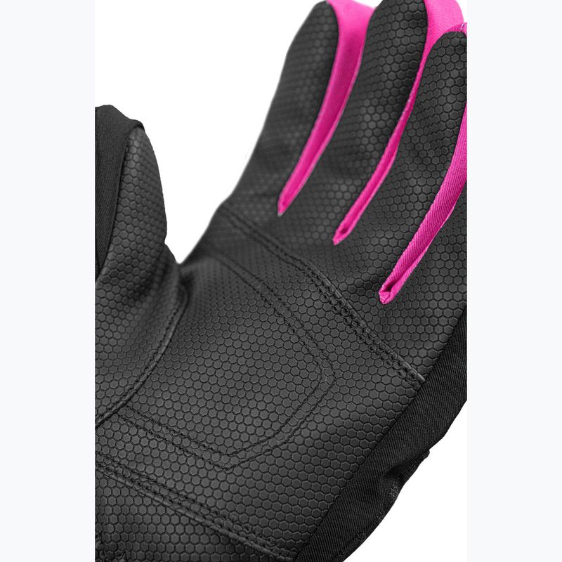 Mănuși de schi pentru copii Reusch Leo R-Tex XT black/black melange/pink glo 7