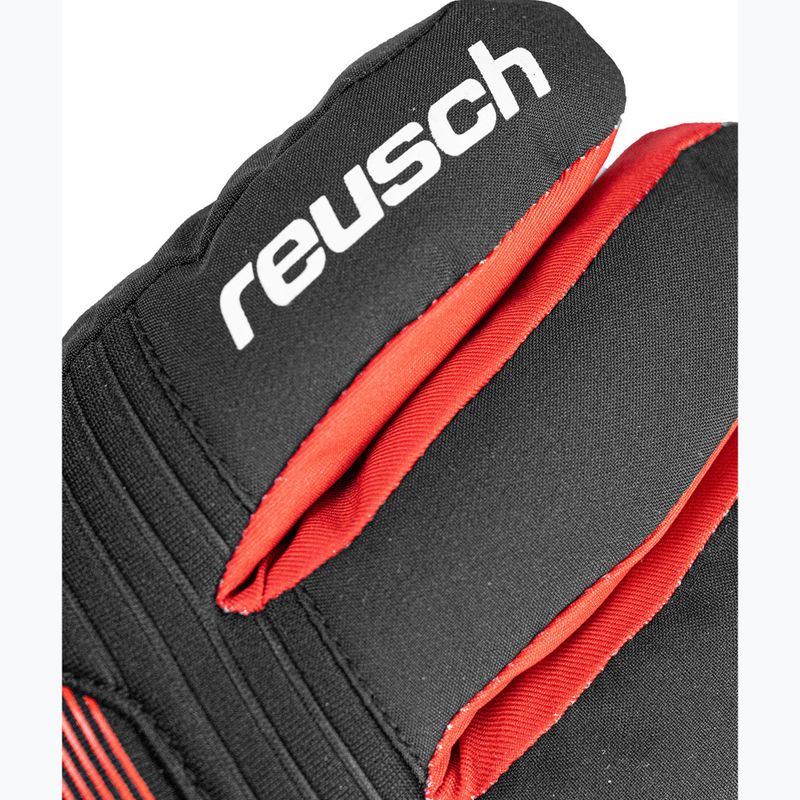 Mănuși de schi pentru copii Reusch Rocket GORE-TEX black/black melange/fire red 4