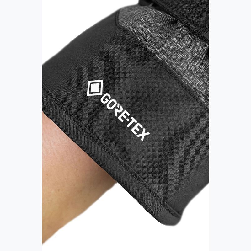 Mănuși de schi pentru copii Reusch Rocket GORE-TEX black/black melange/fire red 7