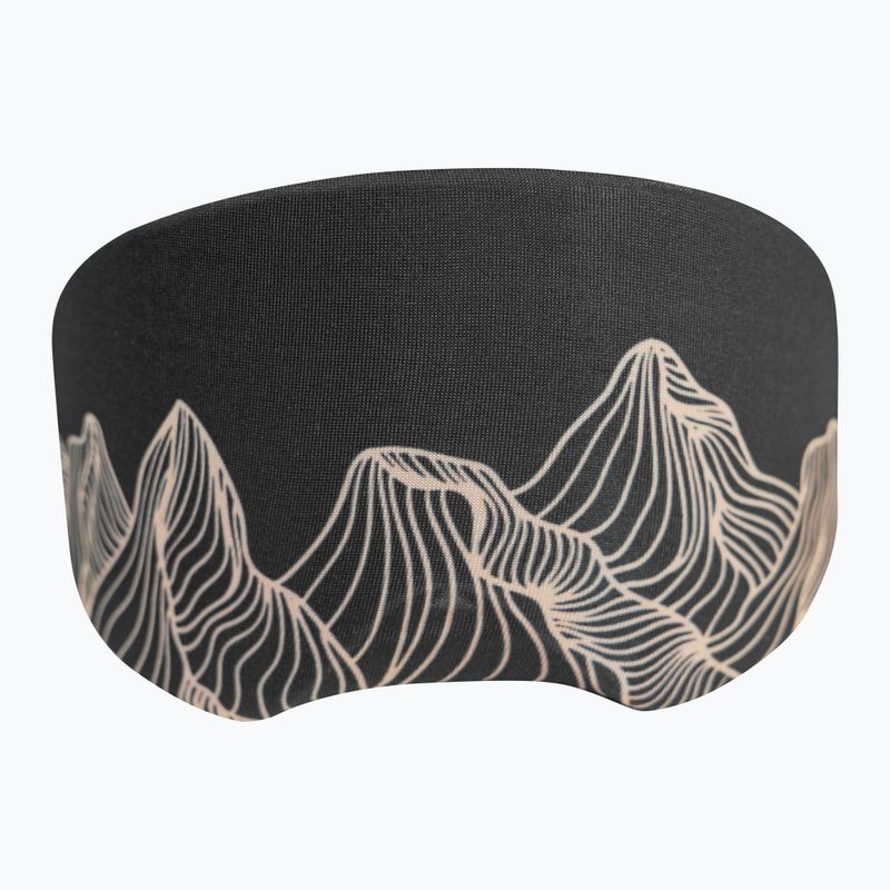 Husă pentru ochelari Reusch Goggle Cover black/beige 3