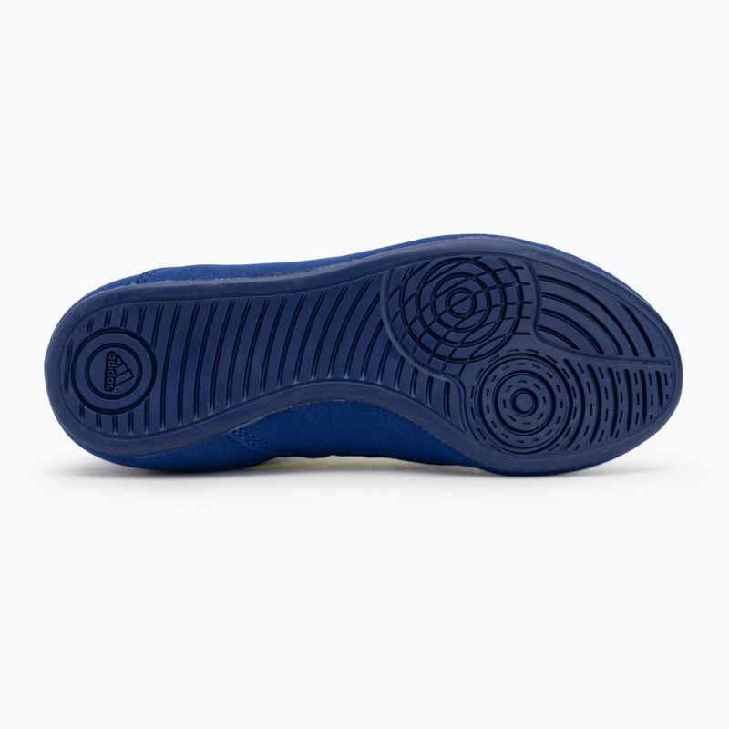 Încălțăminte de wrestling pentru copii adidas Havoc 2 blue yellow 4