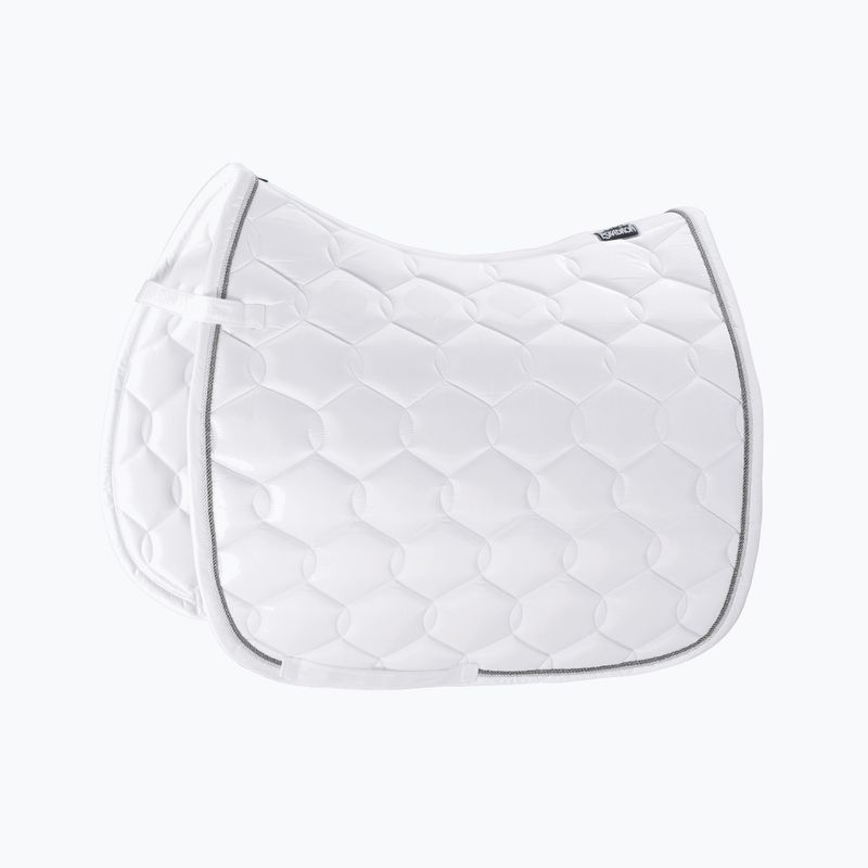 Pătură pentru cai Eskadron Glossy Wave Contrast alb 218500444010