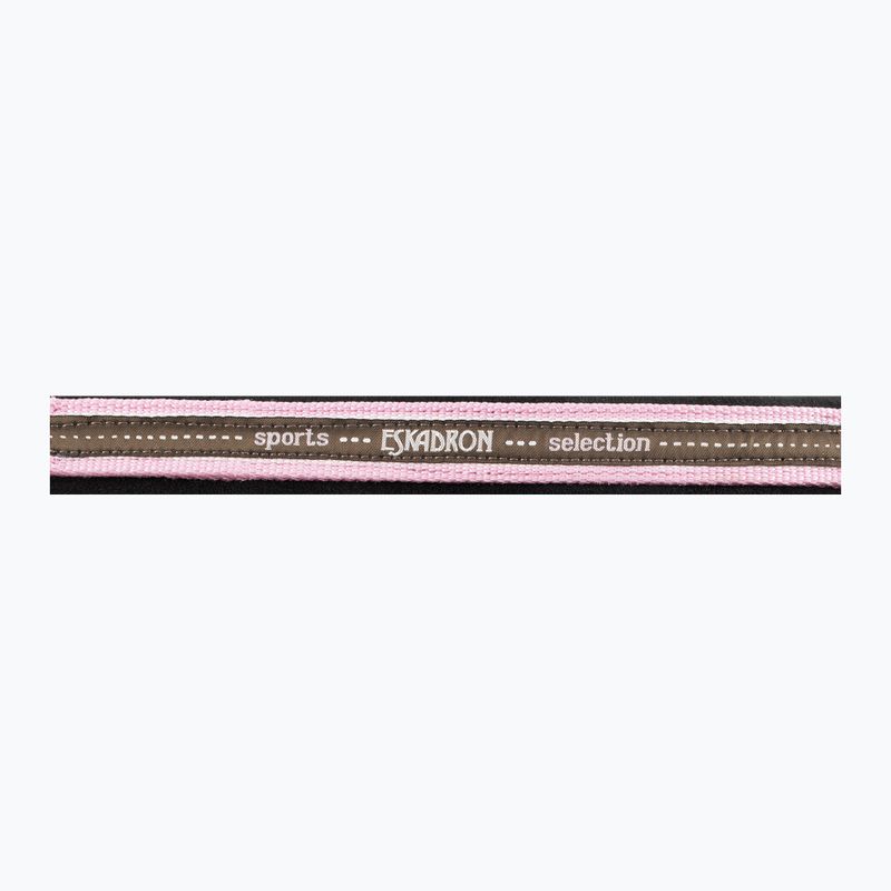 Halteră pentru cai Eskadron Pin Buckle maro-beige-roz 410000815711 2
