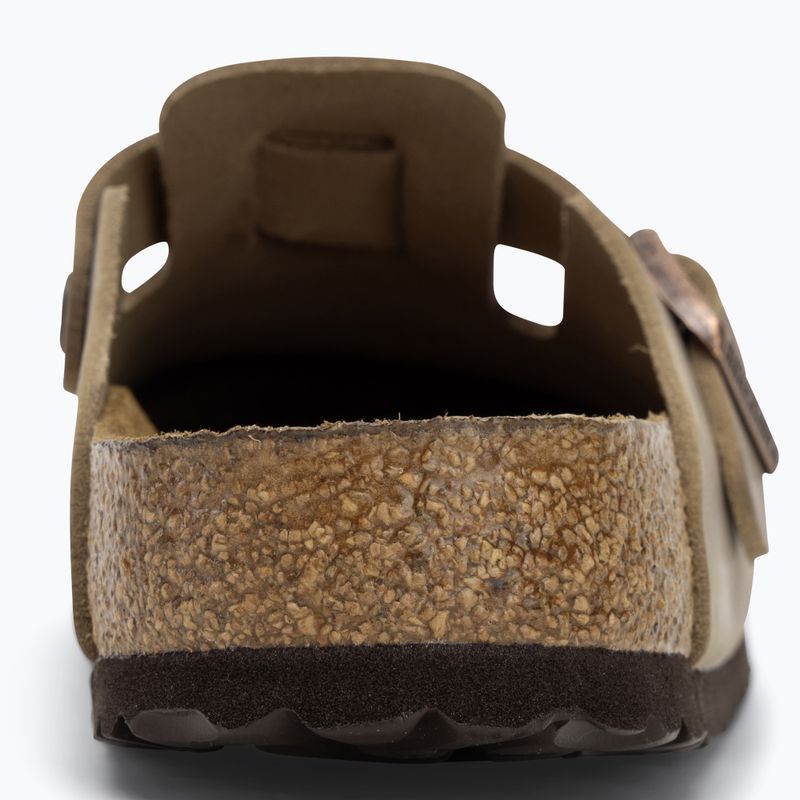 Papuci BIRKENSTOCK Boston SFB LEOI Regular tabacco brown 6
