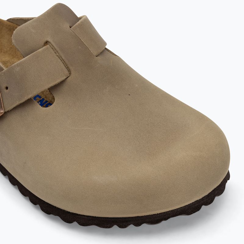 Papuci BIRKENSTOCK Boston SFB LEOI Regular tabacco brown 7
