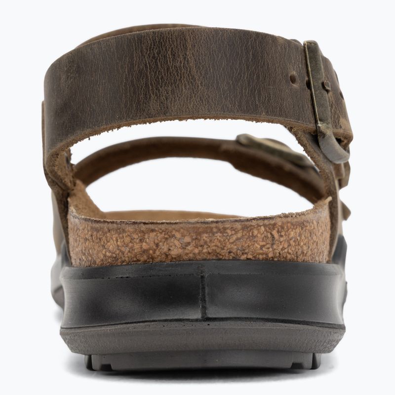 Sandale pentru bărbați BIRKENSTOCK Milano Crosstown Oiled Leather Regular faded khaki 6
