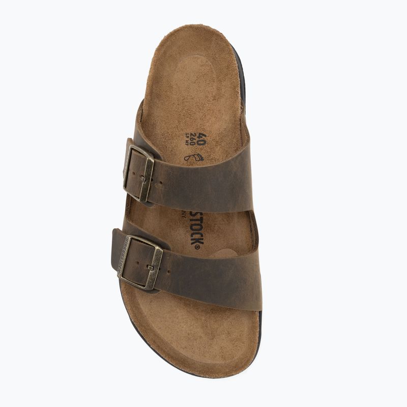 Papuci BIRKENSTOCK Arizona CT LEOI Regular faded khaki 5