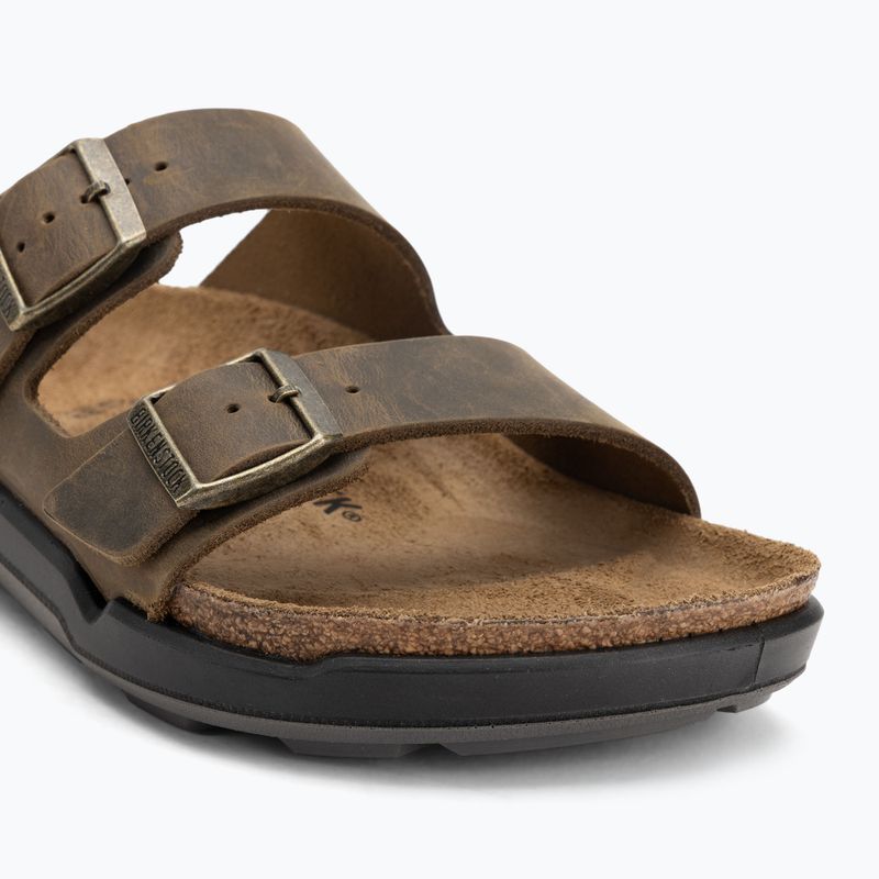 Papuci BIRKENSTOCK Arizona CT LEOI Regular faded khaki 7