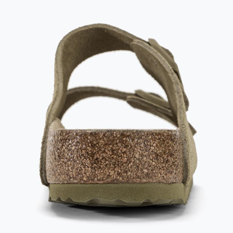 Papuci BIRKENSTOCK Arizona Suede Regular faded khaki 7