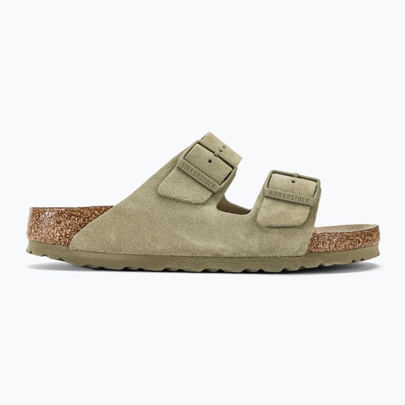 Papuci BIRKENSTOCK Arizona Suede Narrow faded khaki 2