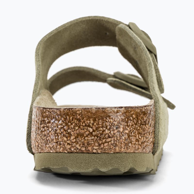 Papuci BIRKENSTOCK Arizona Suede Narrow faded khaki 7