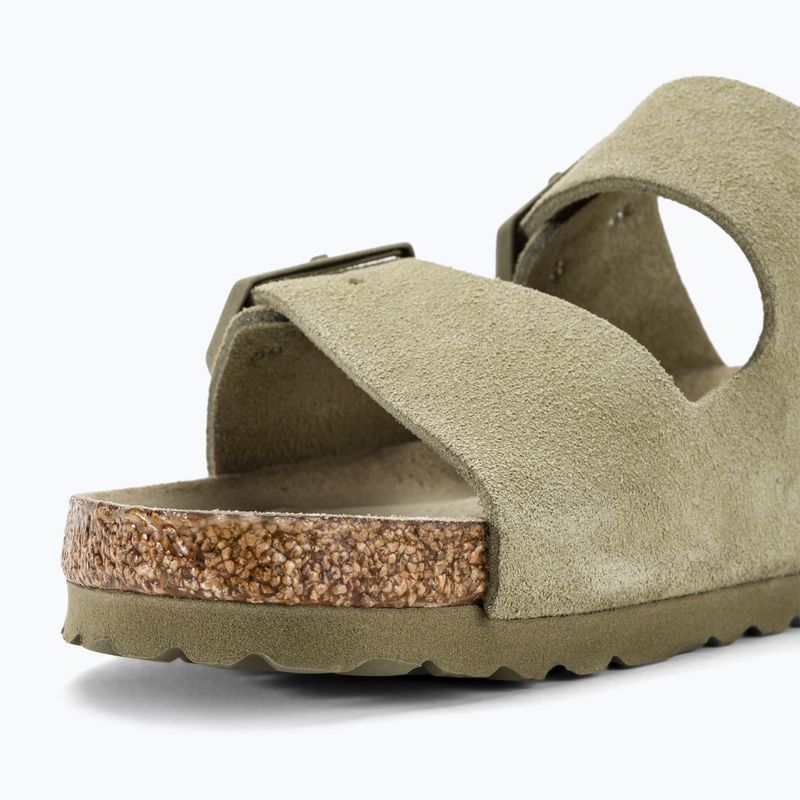 Papuci BIRKENSTOCK Arizona Suede Narrow faded khaki 8