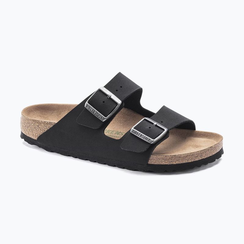 Șlapi BIRKENSTOCK Arizona Vegan Birkibuc Narrow black
