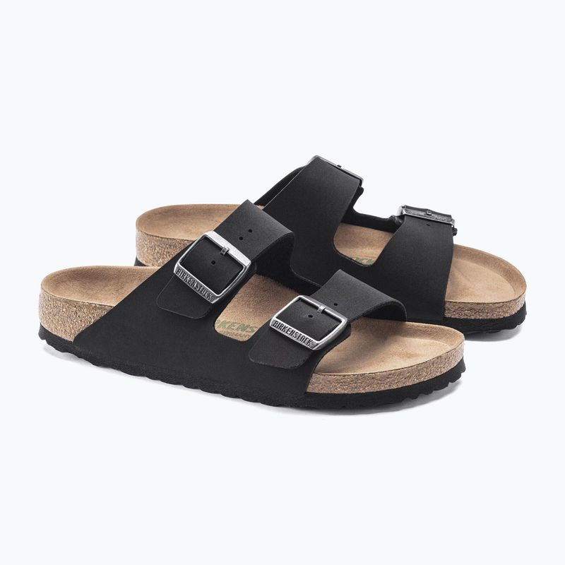 Șlapi BIRKENSTOCK Arizona Vegan Birkibuc Narrow black 3