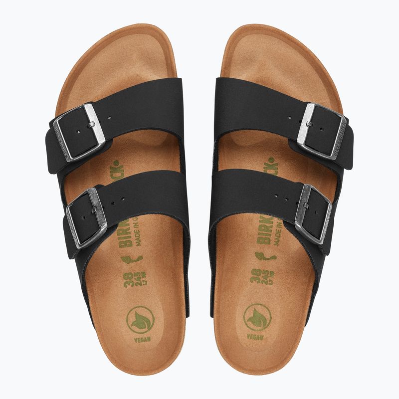 Șlapi BIRKENSTOCK Arizona Vegan Birkibuc black 3